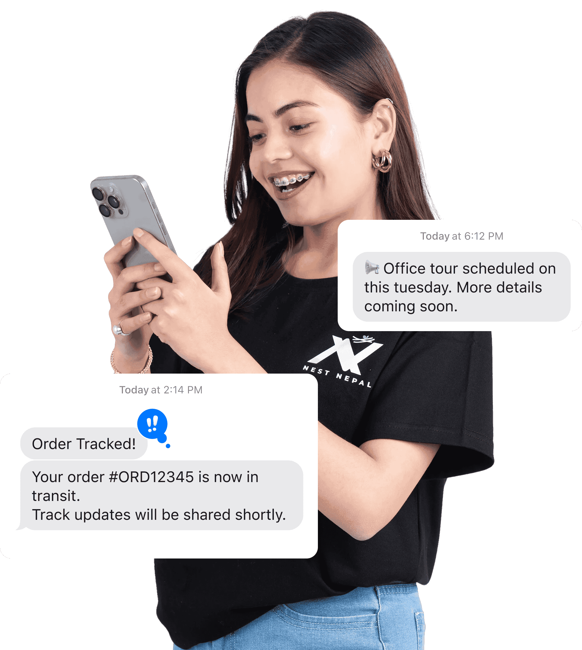 NewNest SMS Dashboard Preview