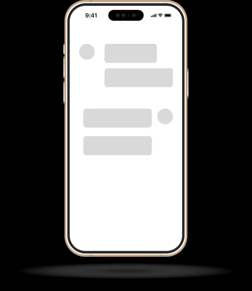 NewNest SMS dashboard mobile view for managing messages on the go